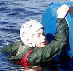 swimming lesson teacher